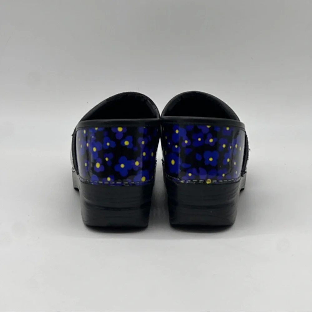Dansko Professional Black and Blue Clogs. Size 8 - Picture 3 of 9